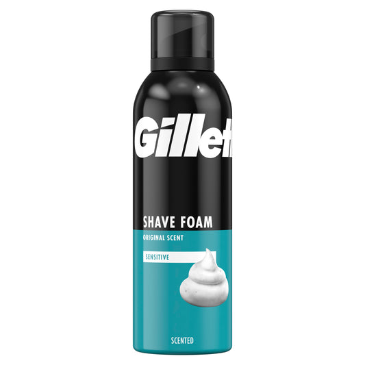 Espuma de barbear Gillette Classic para homem , 200 ml