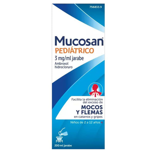 Mucosan Pediátrico 15 Mg/5 ml Xarope 200 ml