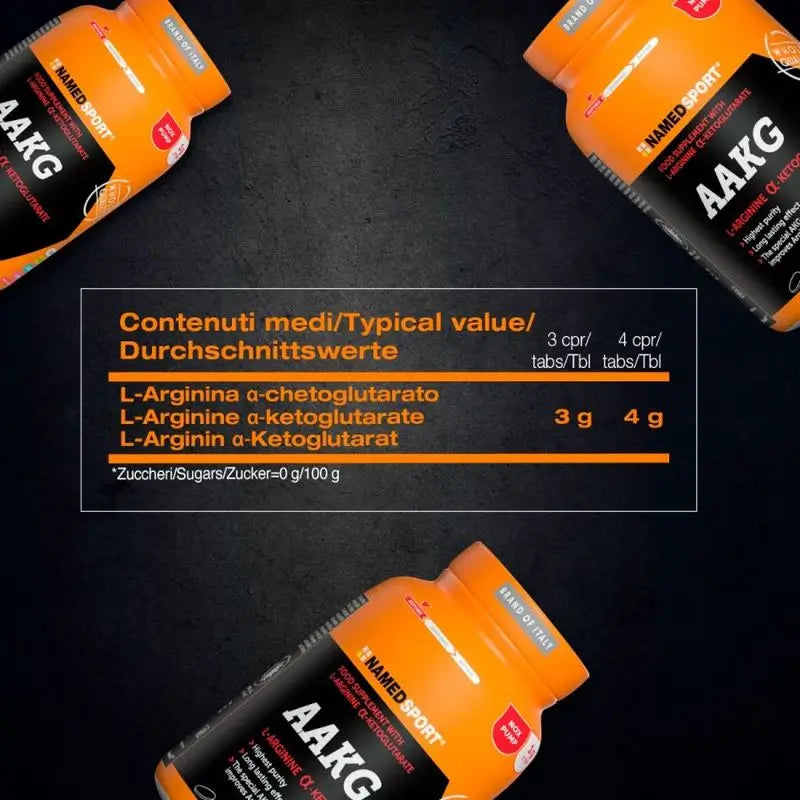 Named Sport Amino Acids Aakg , 1 frasco de 120 cpr