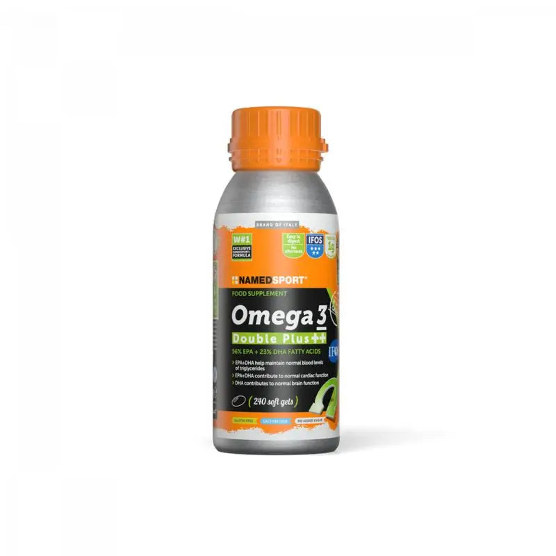 Named Sport Suplemento Omega 3 Double Plus ++ , 1 frasco 240 cápsulas de gelatina mole