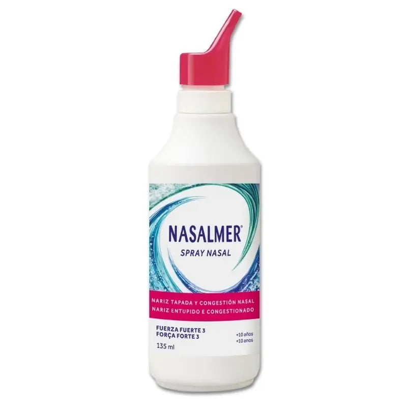 Nasalmer Forte, Descongestionamento Nasal e Limpeza Profunda, 135 ml Spray