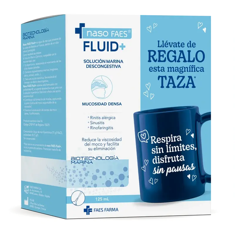 NASO FAES FLUIDO + LIMPEZA NASAL 125 ML