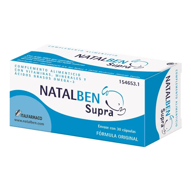 Natalben Supra 30 cápsulas