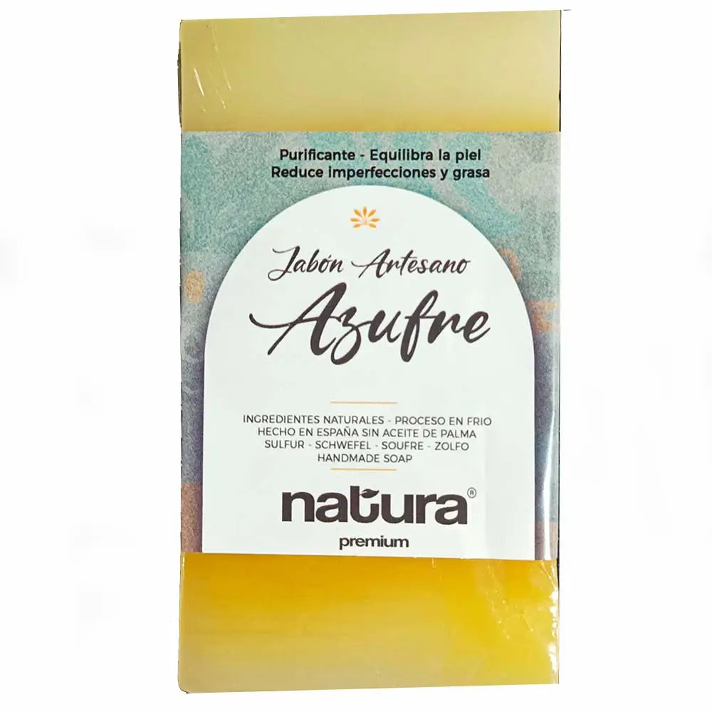 Natura Premium Sabonete Facial Artesanal Enxofre, 107,7 gr