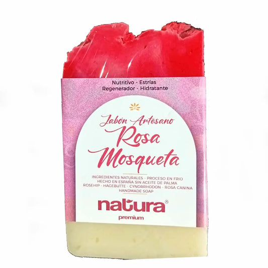 Natura Premium Sabonete Artesanal Facial Rosa Mosqueta, 107,7 gr