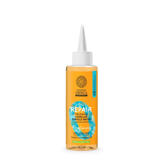 Natura Siberica Água de Espuma Reparadora de Queratina, 200 Ml