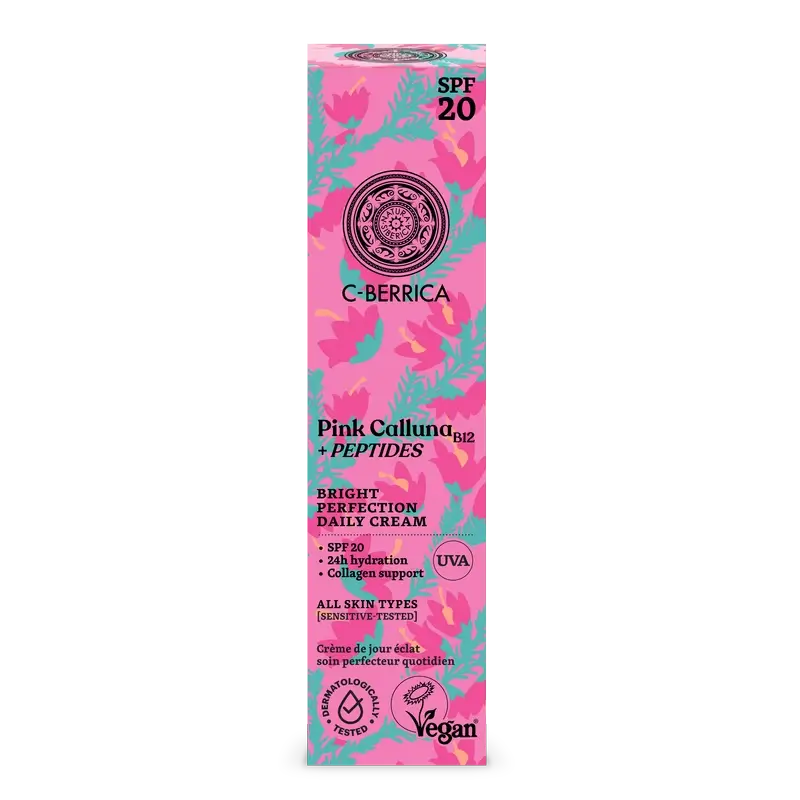 Natura Siberica Creme de Dia Facial Para Uma Pele Perfeita e Brilhante FPS 20 , 50 ml