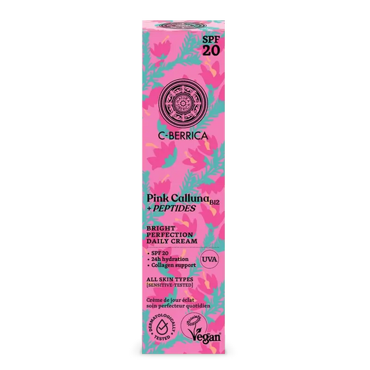 Natura Siberica Creme de Dia Facial Para Uma Pele Perfeita e Brilhante FPS 20 , 50 ml