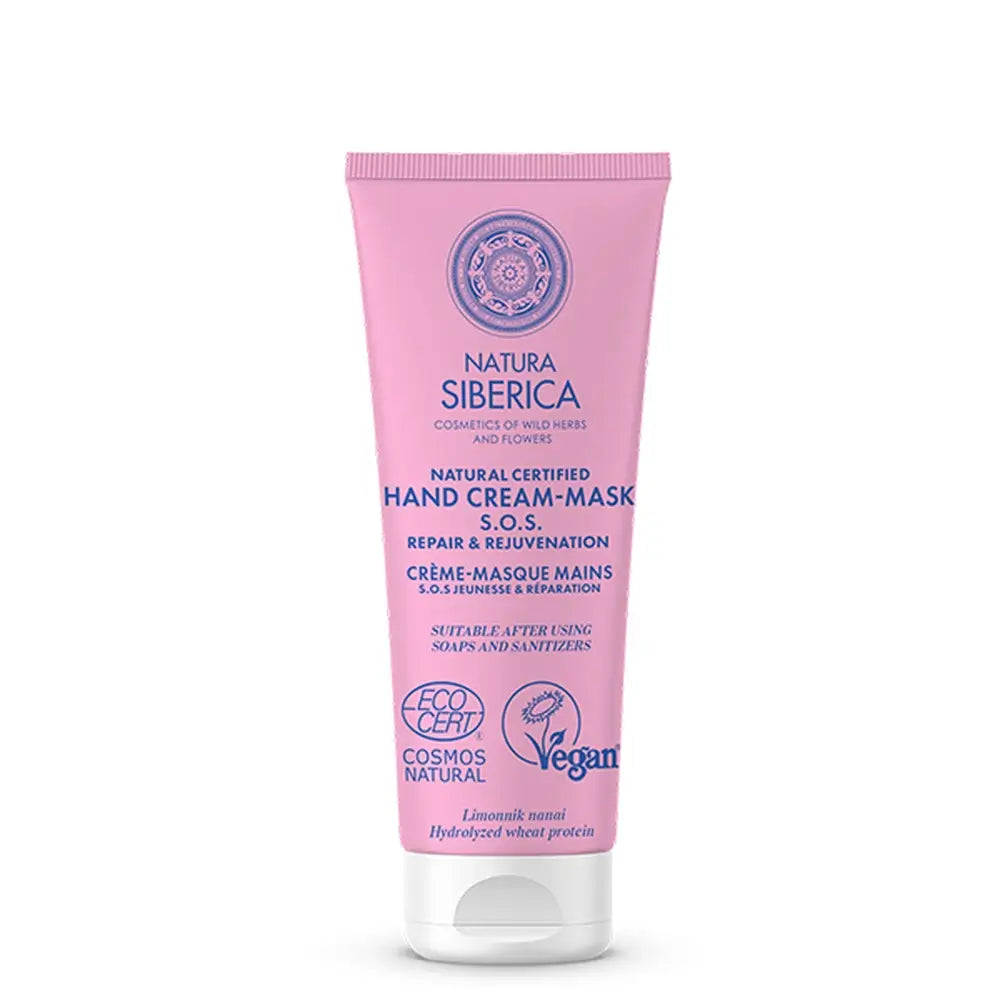 Natura Siberica Sos Creme de Mãos Reparador e Rejuvenescedor, 75 Ml