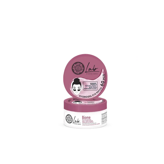 Natura Siberica Phytoretinol Patches para combater as olheiras e o inchaço à volta dos olhos, 60 unidades.