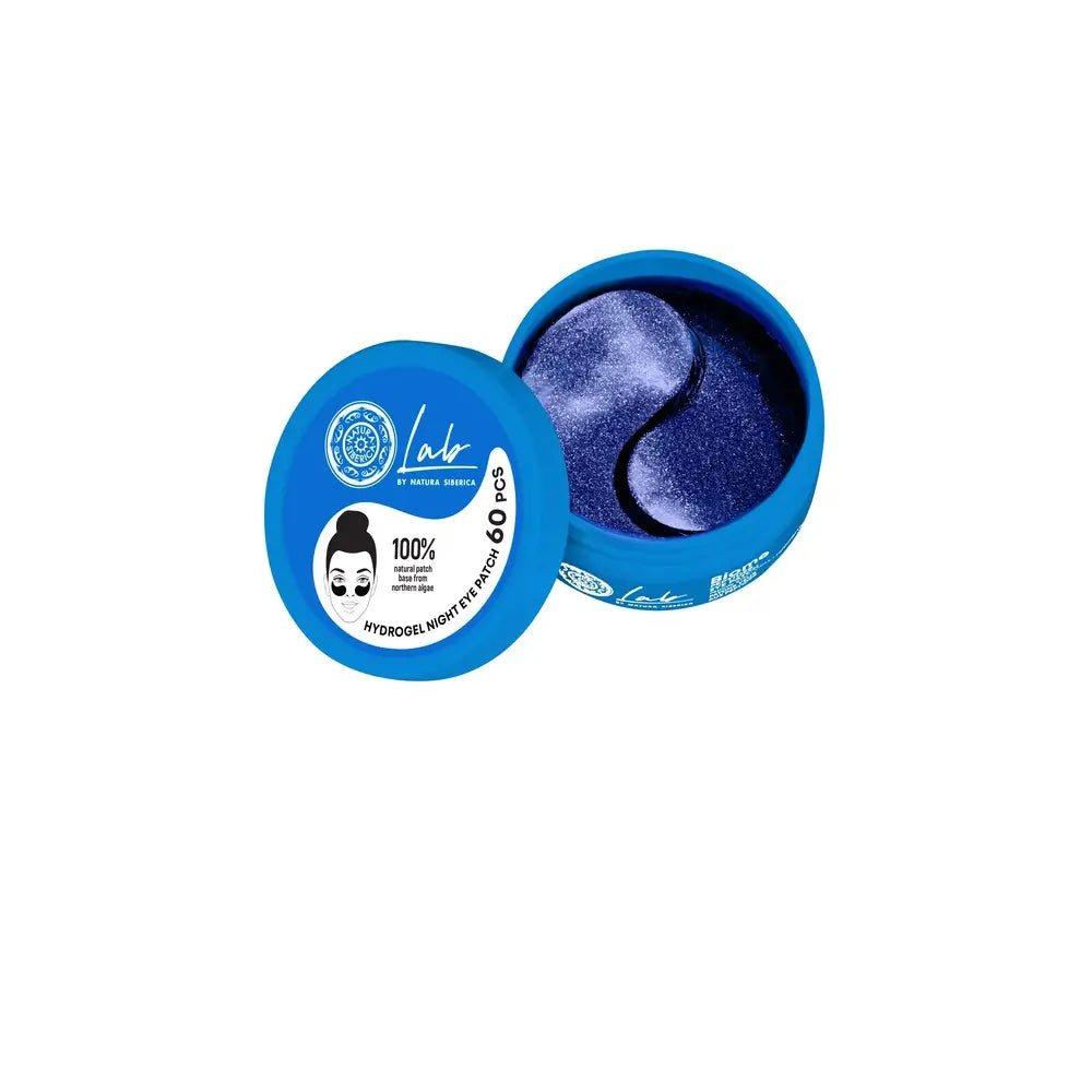 Natura Siberica Pensos de noite iluminadores e hidratantes para o contorno dos olhos, 60 unidades
