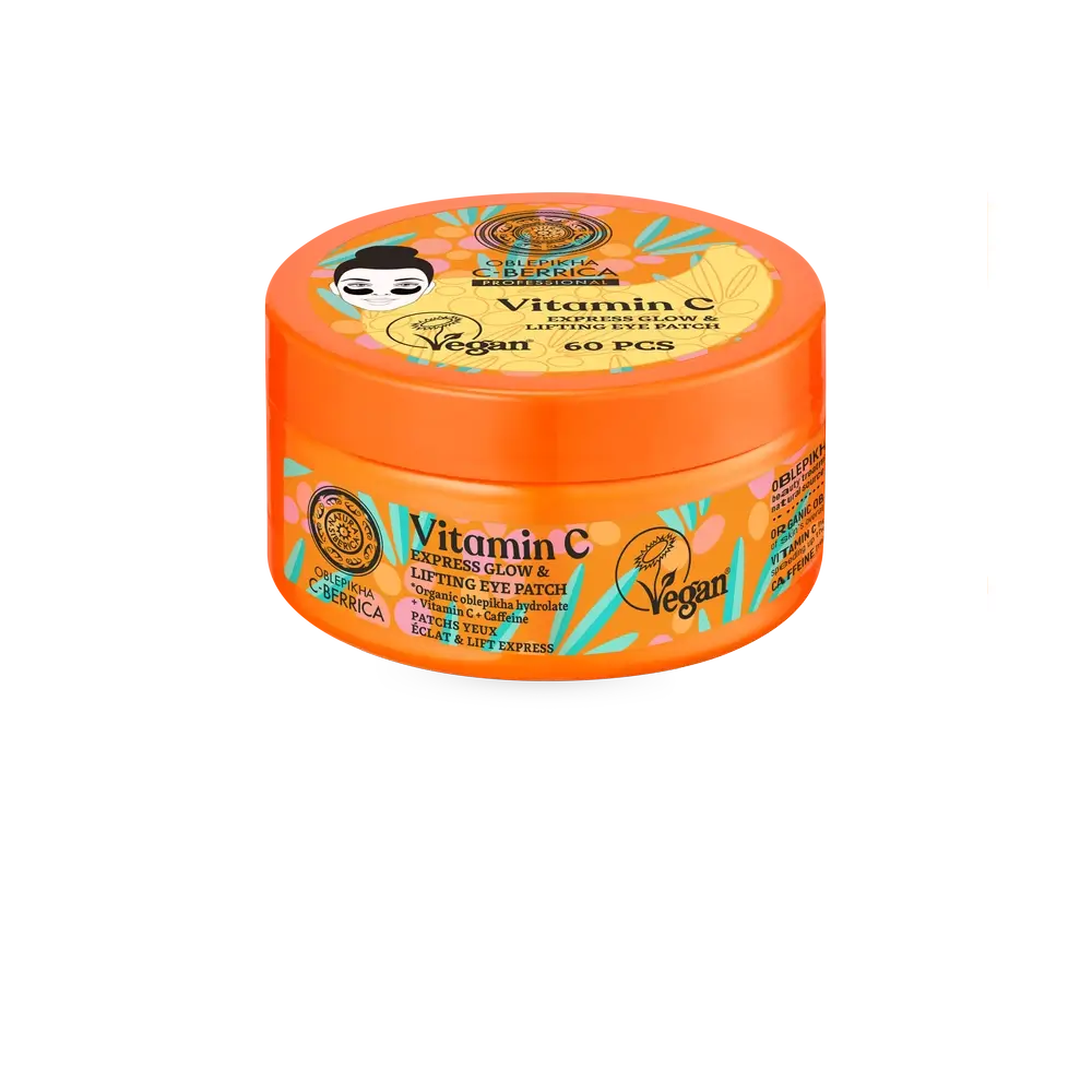 Natura Siberica Glow Express & Lifting Eye Contour Patches, 60 unid.