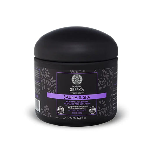 Natura Siberica Sauna&Spa Manteiga de Massagem Anti-Celulite Espessa , 370 ml