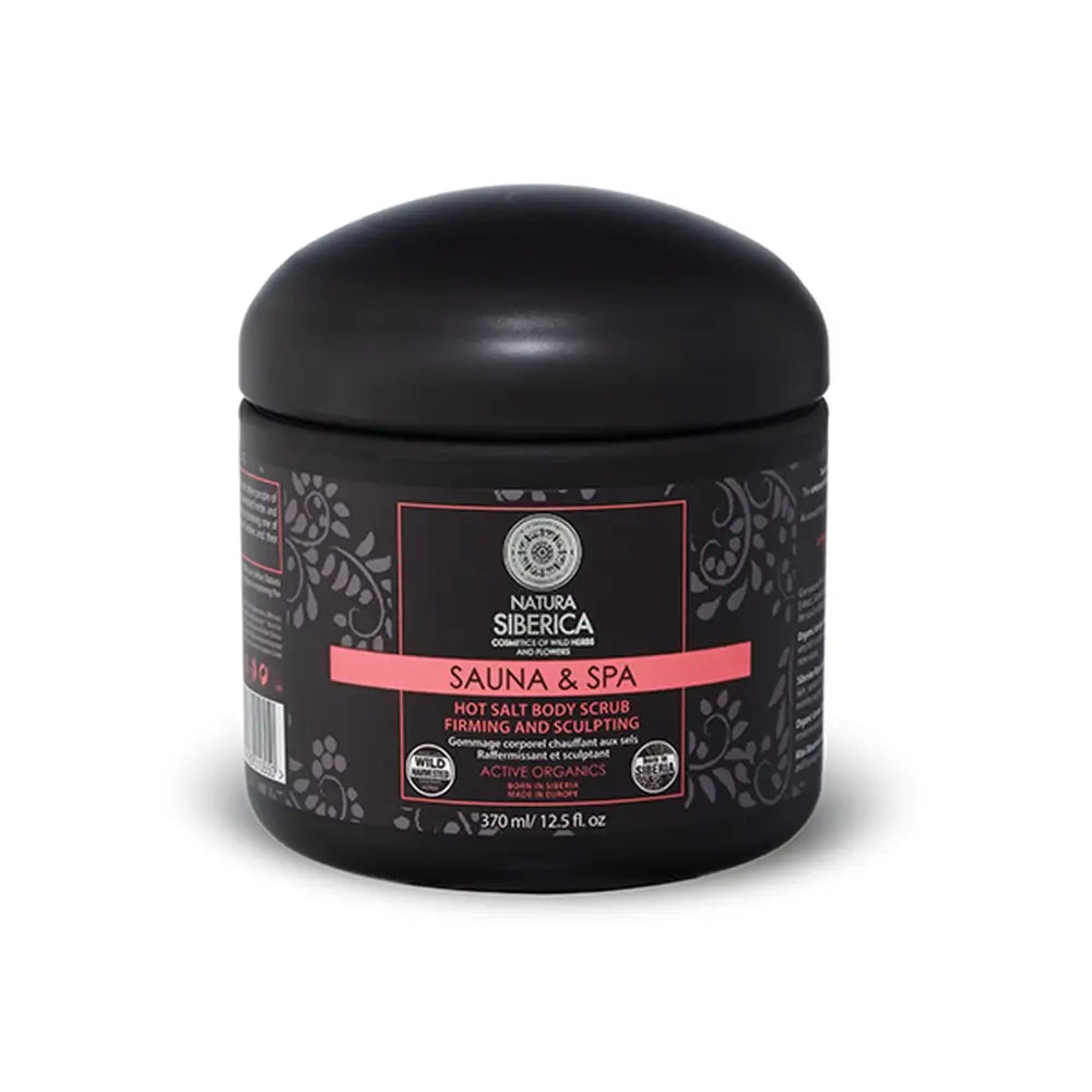 Natura Siberica Sauna&Spa Peeling Corporal Quente à base de sal reafirmante e modelante. 370 ml