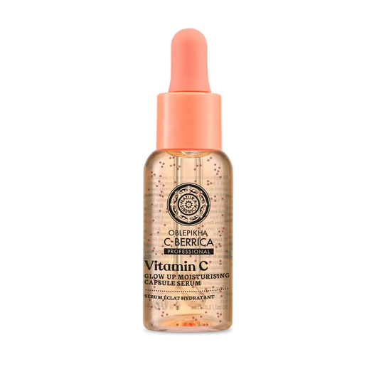 Natura Siberica Sérum Facial Hidratante com Cápsulas de Brilho, 30 ml