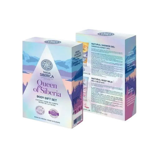 Conjunto de oferta para o corpo "Rainha da Taiga" da Natura Siberica