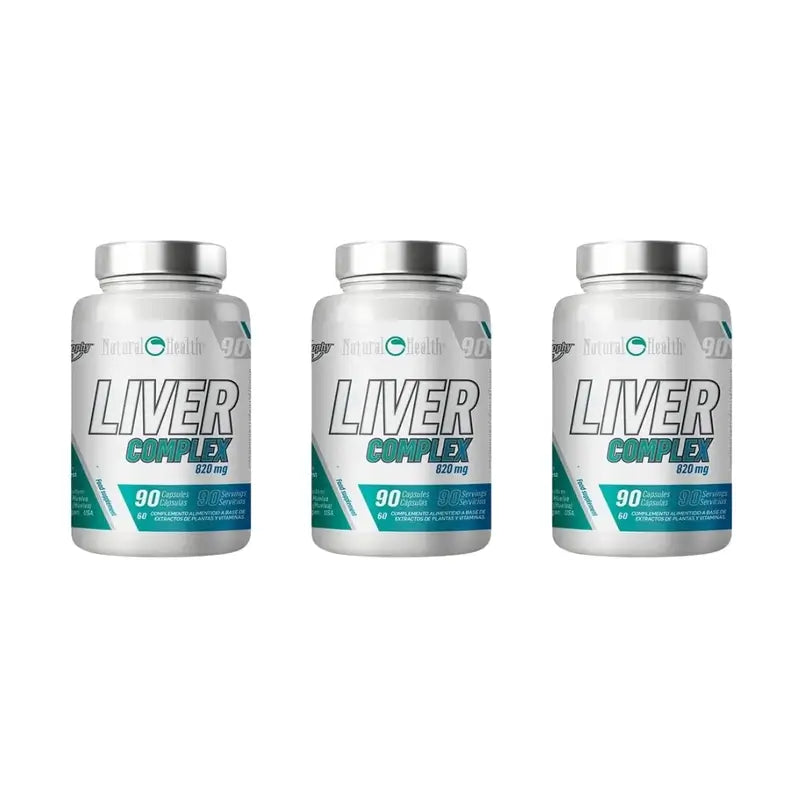 Natural Health Liver Complex Protetor do Fígado, 3X90 Cápsulas