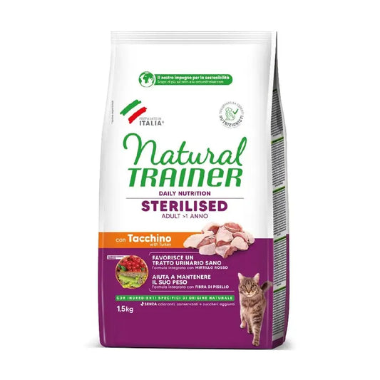 Carne branca adulta de T.Felina natural 1,5 kg