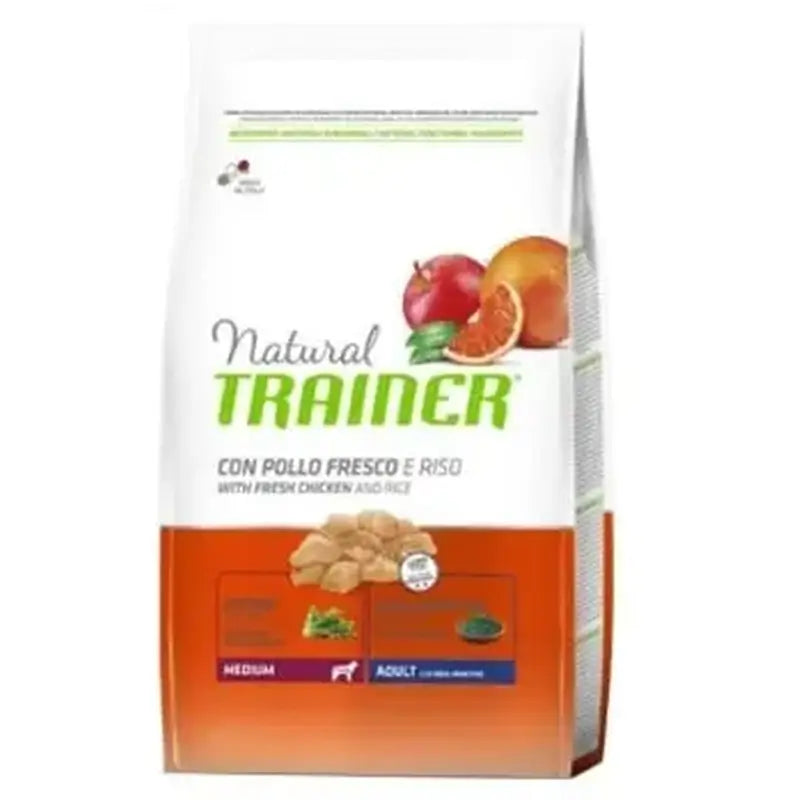 Treinador natural canino adulto médio Pollo 12kg
