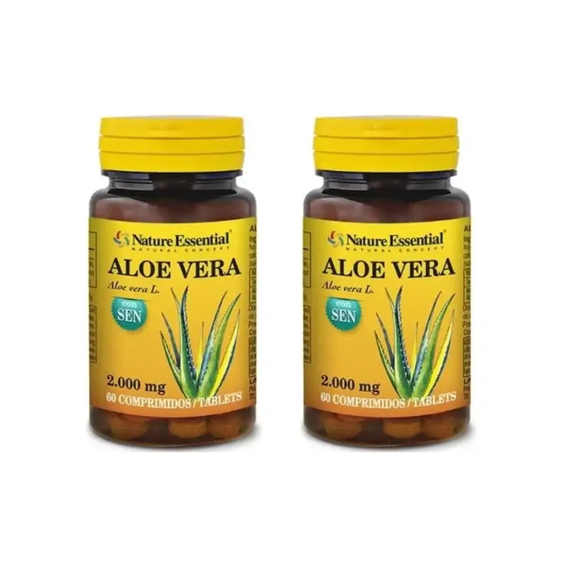 Nature Essential Aloé Vera , 2X60 Comprimidos
