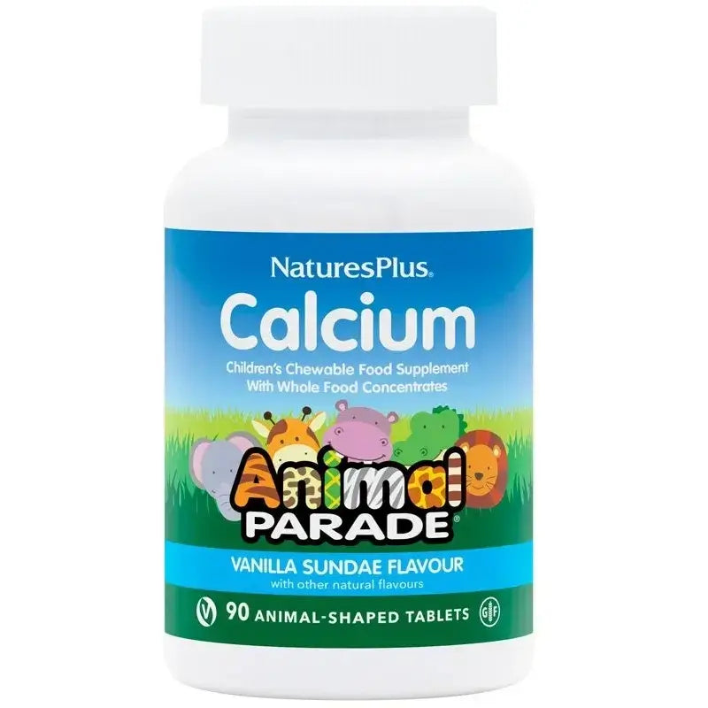 Natures Plus Animal Parade Cálcio, 90 Pastilhas para Animais
