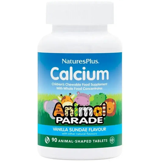 Natures Plus Animal Parade Cálcio, 90 Pastilhas para Animais