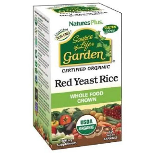 Natures Plus Garden Source Of Life Levadura De Arroz Rojo 60Cap 