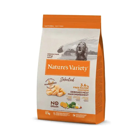 Variedade da natureza adulta canina adulta selecionado MD/MX Poll 12kg