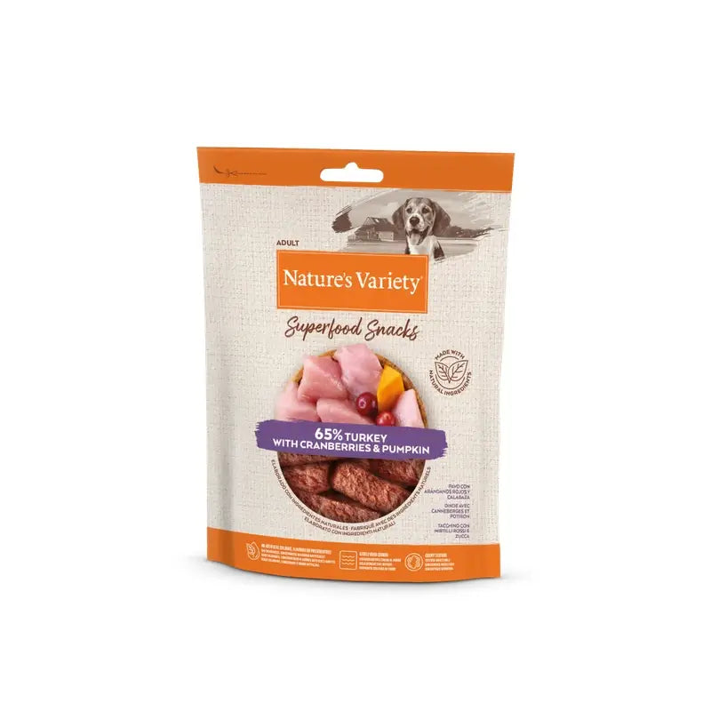 Nature'S Variety Canine Adult Snack Turkey, 8 x 85 g, snack para cães