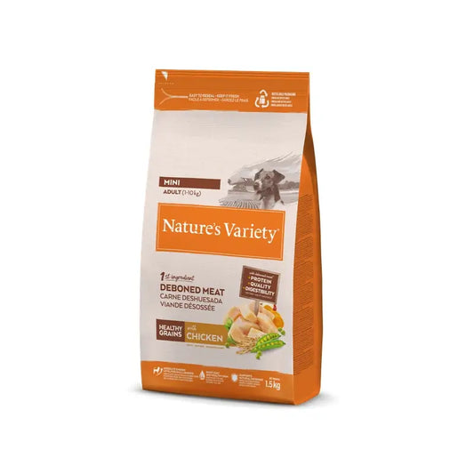 Nature'S Variety Canina Original Mini Galinha Adulta Original 1,5Kg, comida para cão