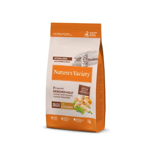 Nature'S Variety Gato Saudável Grão Sterilised Frango 7Kg