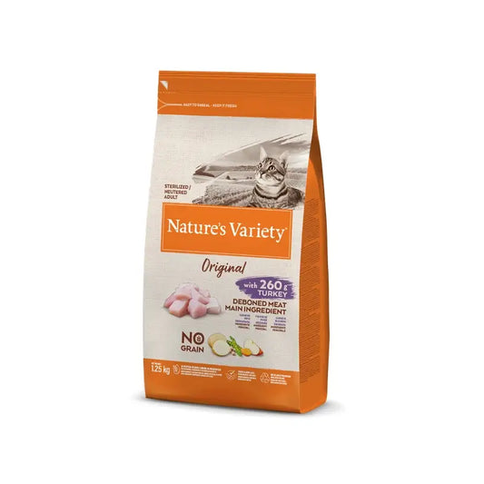 Variedade da natureza Felina adulta original Turquia esterilizada 1.25kg