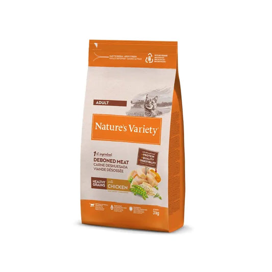 Nature'S Variety Feline Feline Adulto Original Galinha 3kg, comida para gatos