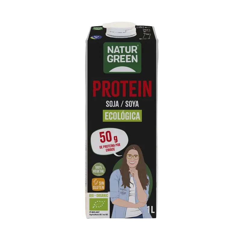 Naturgreen Bebida de Proteína de Soja Bio, 1L