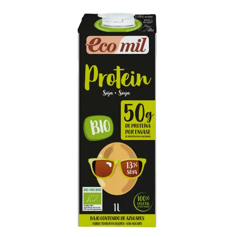 Ecomil Bebida de Proteína de Soja Bio, 1 Litro