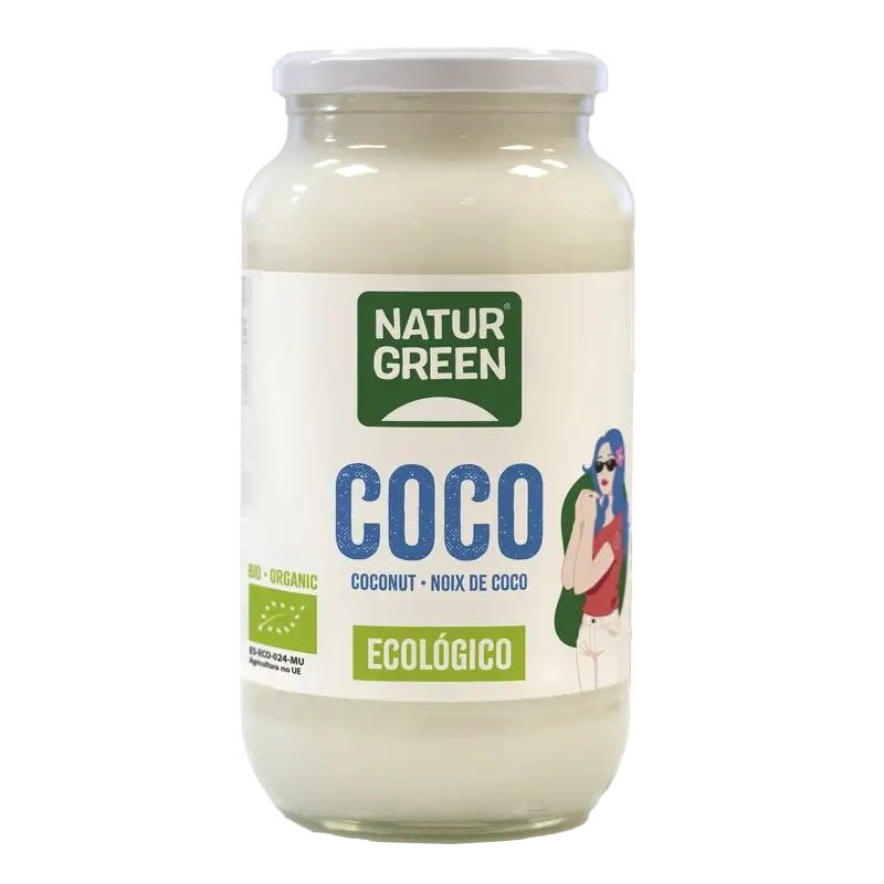 NaturGreen Gordura de Coco Bio 860 ml / 800 g