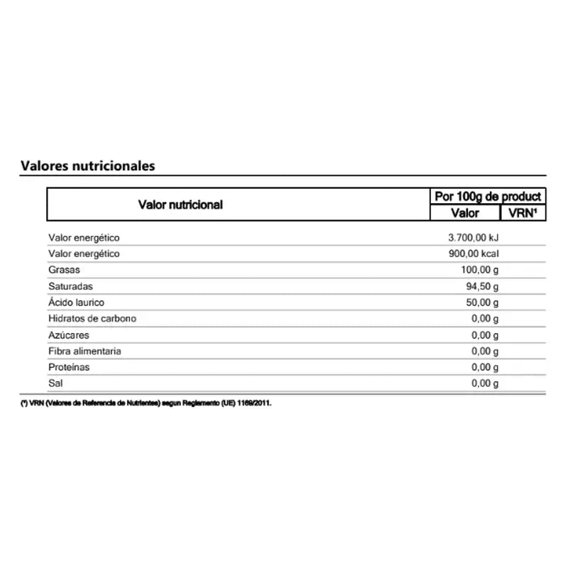 NaturGreen Gordura de Coco Bio 860 ml / 800 g