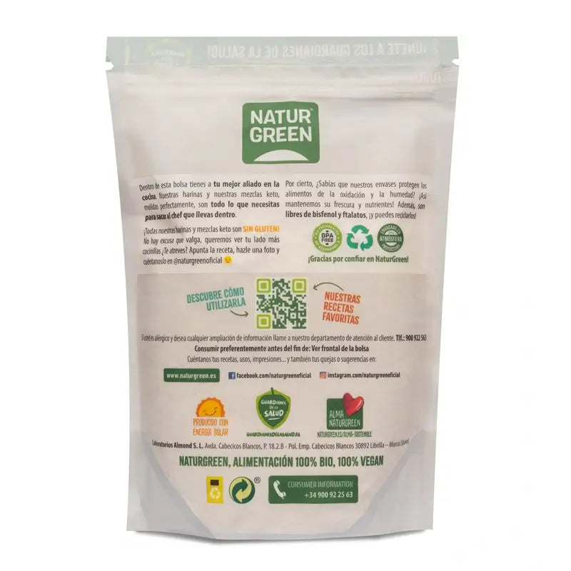 Farinha de Aveia Integral Naturgreen Sem Glúten, 500 g