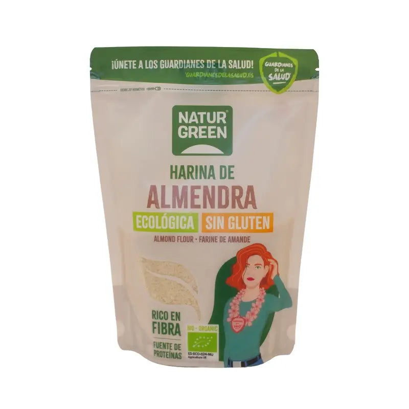 Farinha de Amêndoa Biológica Naturgreen, 300 g
