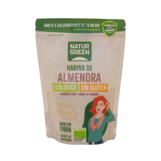 Farinha de Amêndoa Biológica Naturgreen, 300 g