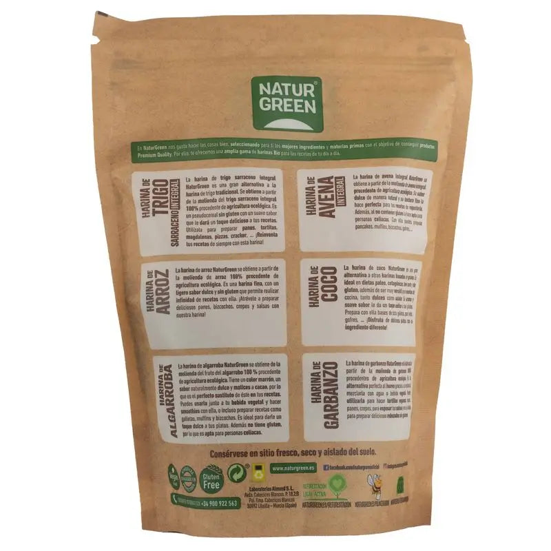 Farinha de Cânhamo Naturgreen, 300 g
