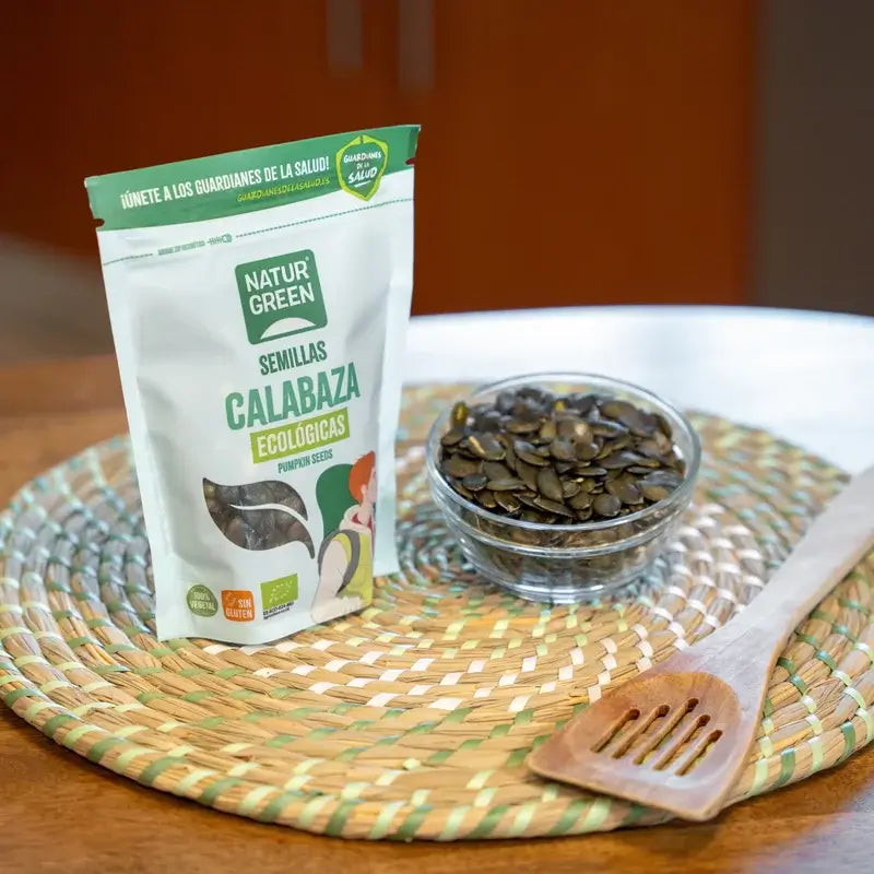 Sementes de abóbora biológicas Naturgreen, 225 g