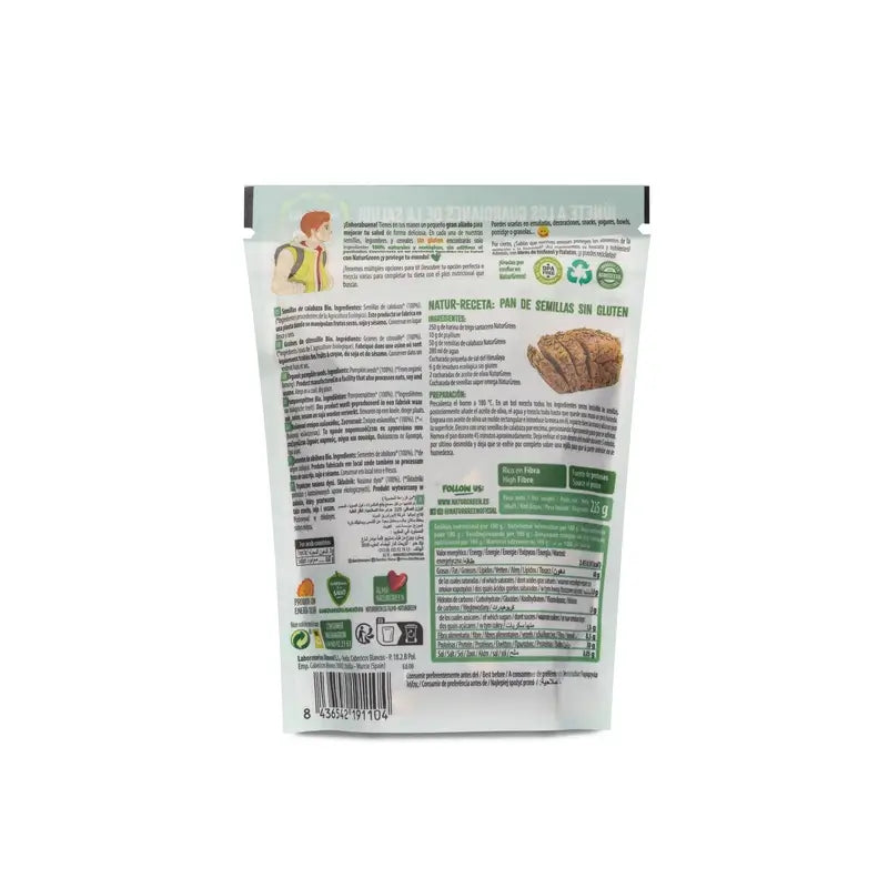 Sementes de abóbora biológicas Naturgreen, 225 g
