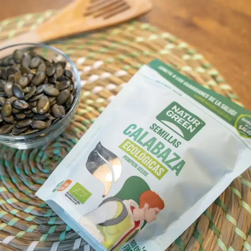 Sementes de abóbora biológicas Naturgreen, 225 g