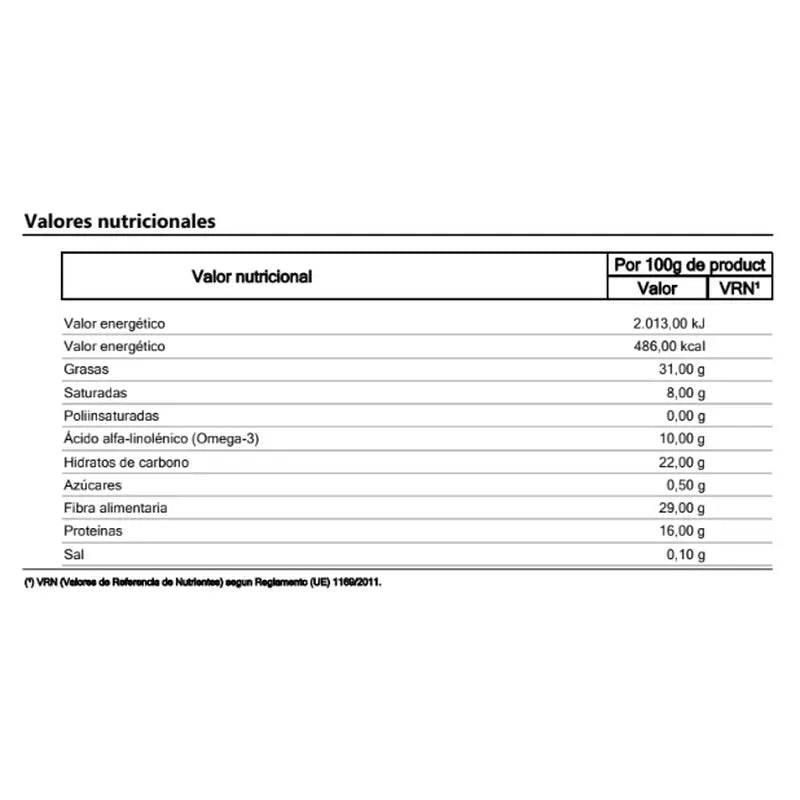 NaturGreen Sementes de Linhaça, Nibs de Cacau e Aronia Bio 150 g