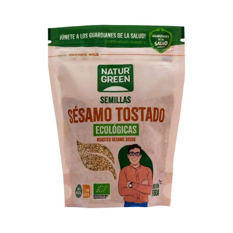 Sésamo tostado biológico Naturgreen, 225 g