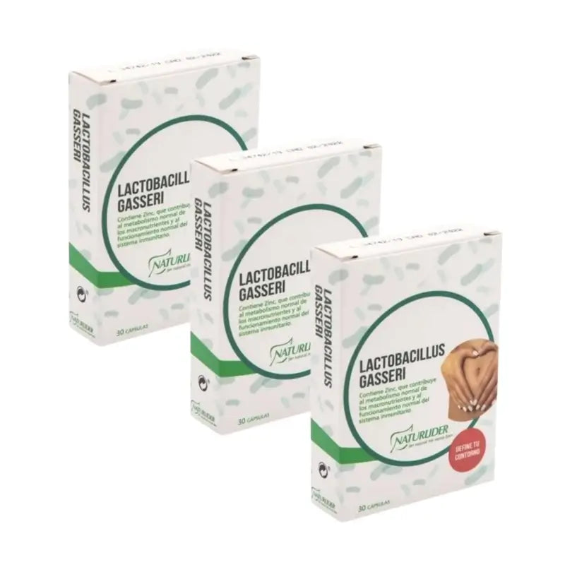 Naturlider Lactobacillus Gasseri Pack 3 x 30 cápsulas