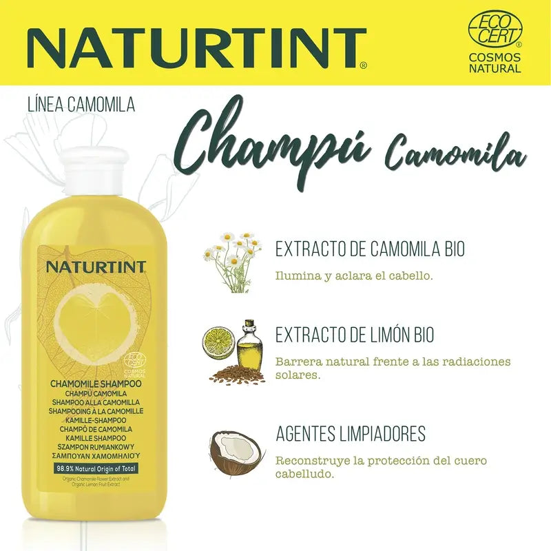 Naturtint Champô de Camomila Natural 330 Ml