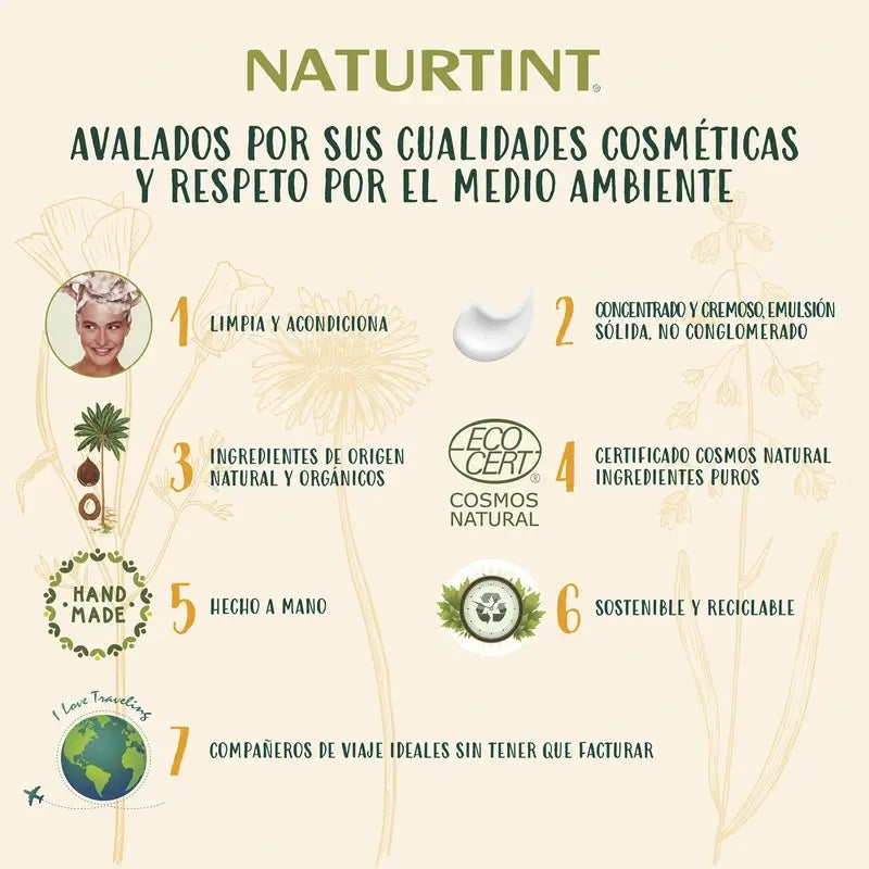 Naturtint Champô Sólido Nutritivo Natural 330Ml