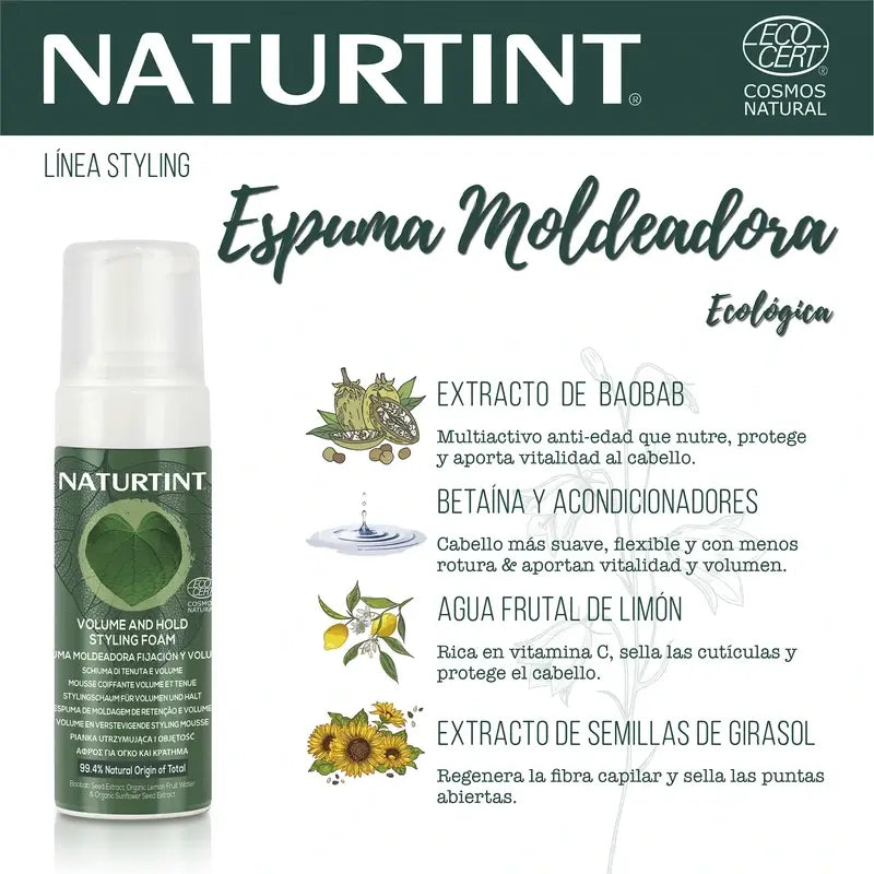 Naturtint Espuma de Moldagem Natural 125 Ml